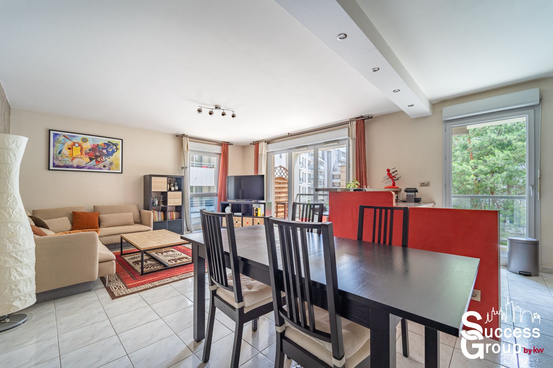 LYON 07 – appartement T4 de 88 m² avec terrasse et garage