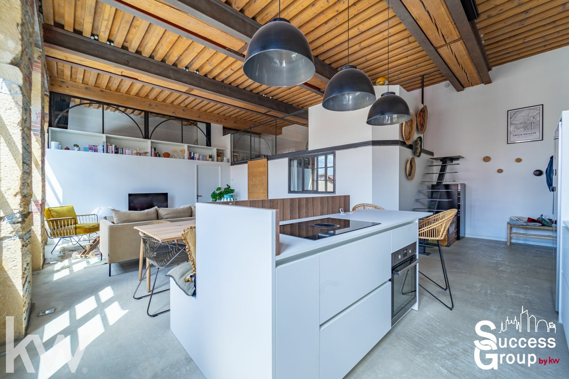 Lyon 04 – Appartement coup de cœur T4 de 106 m² avec mezzanine
