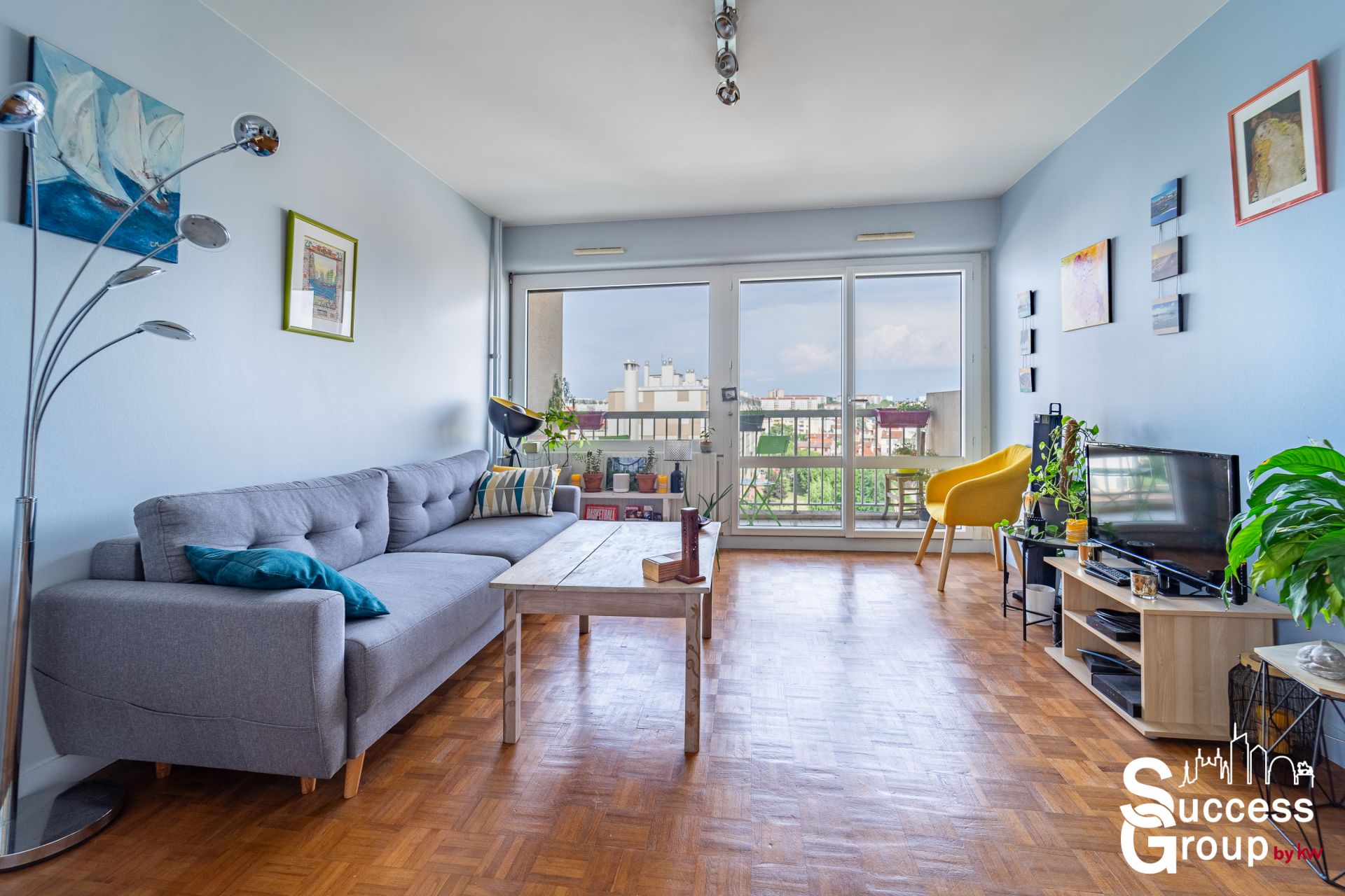 Lyon 08 – Appartement T3 de 67 m² avec balcon, cave et stationnement
