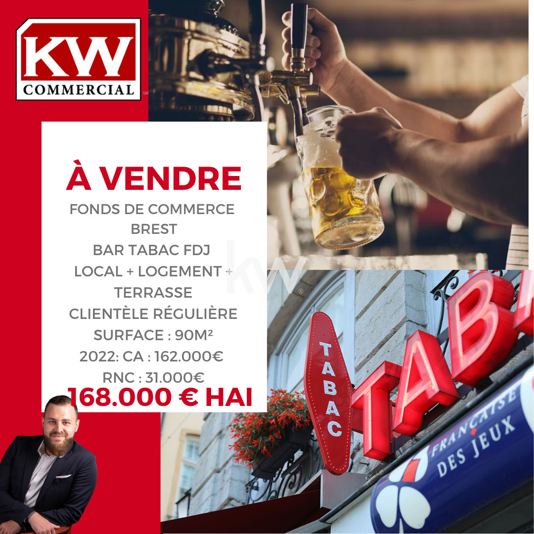 Vente Fond / Commerce 80m² à Brest (29200) - Keller Williams