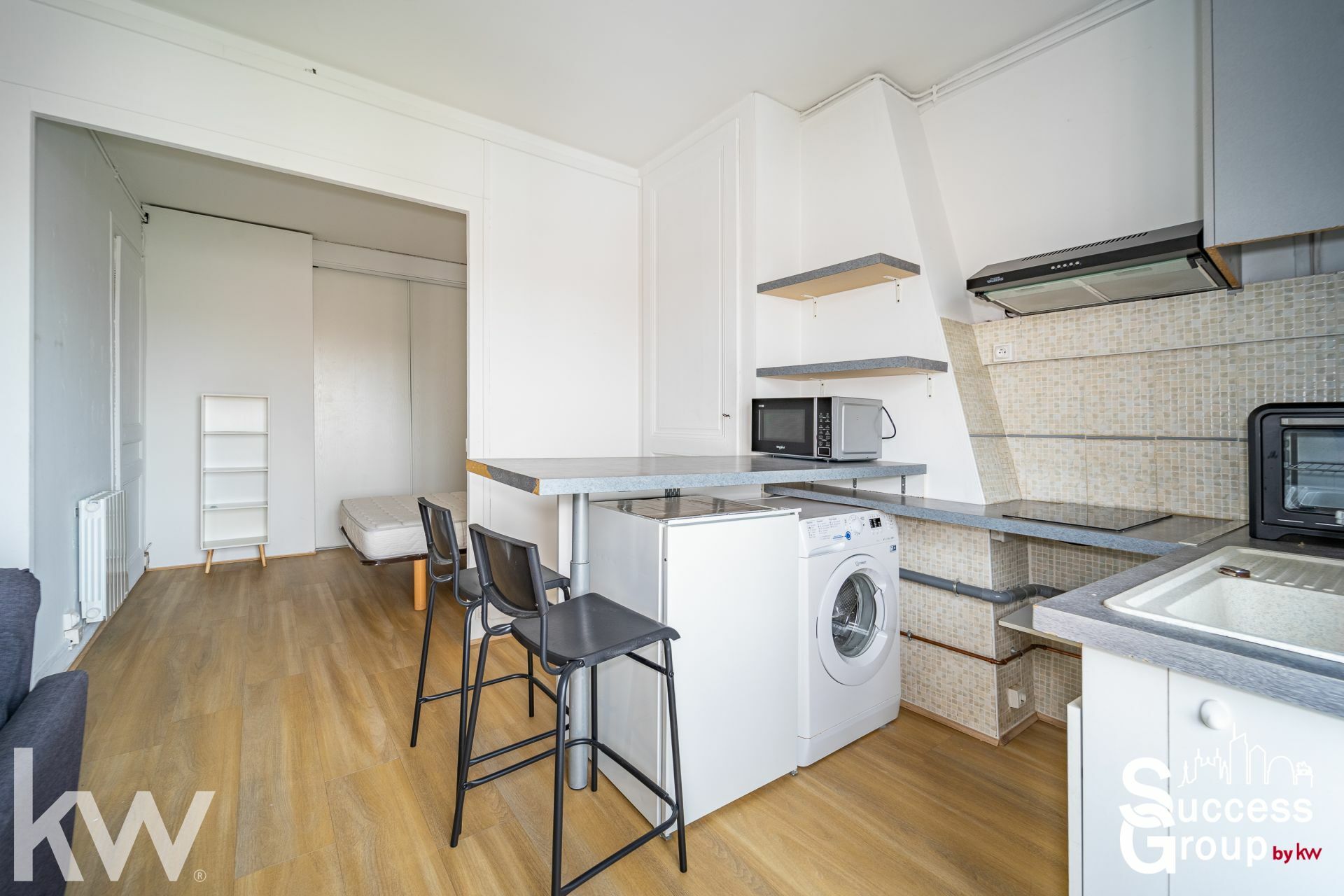 LYON 06  – Appartement T1 de 28m², dernier étage sans vis-à-vis