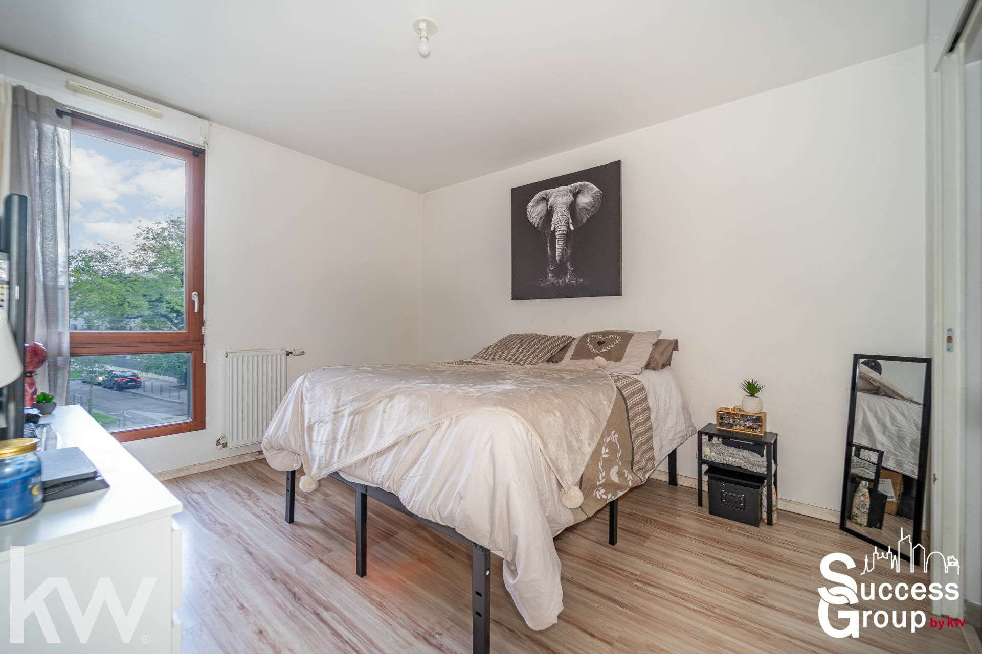 Villeurbanne – Appartement T2 de 39m² en bon état avec balcon et garage