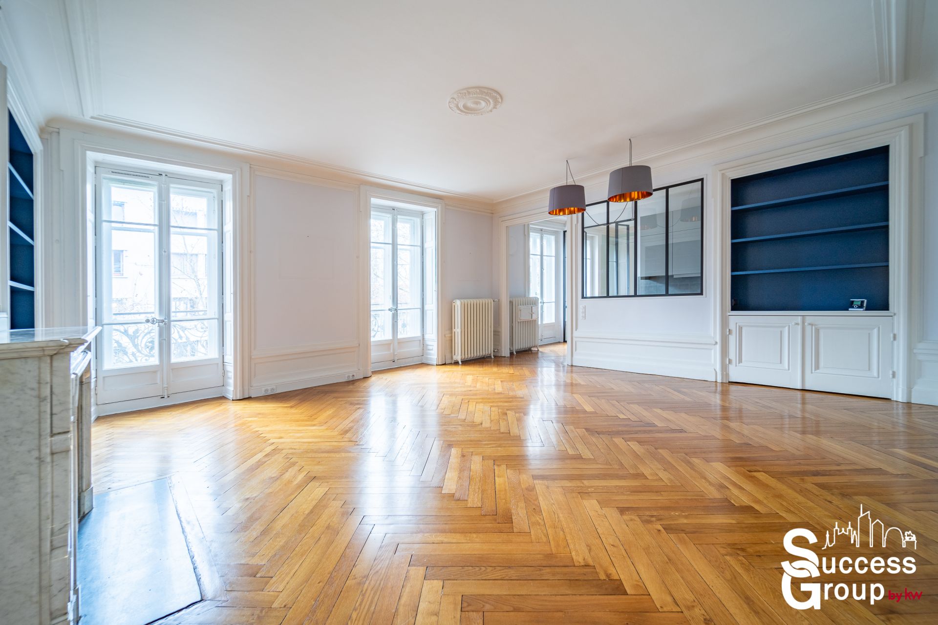 Lyon 06 – Appartement T4 de 114 m²  avec balcon et cave