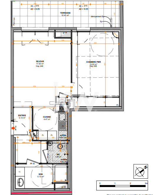 Appartement F2 (50 m²) à vendre à ISSY LES MOULINEAUX (9/10)