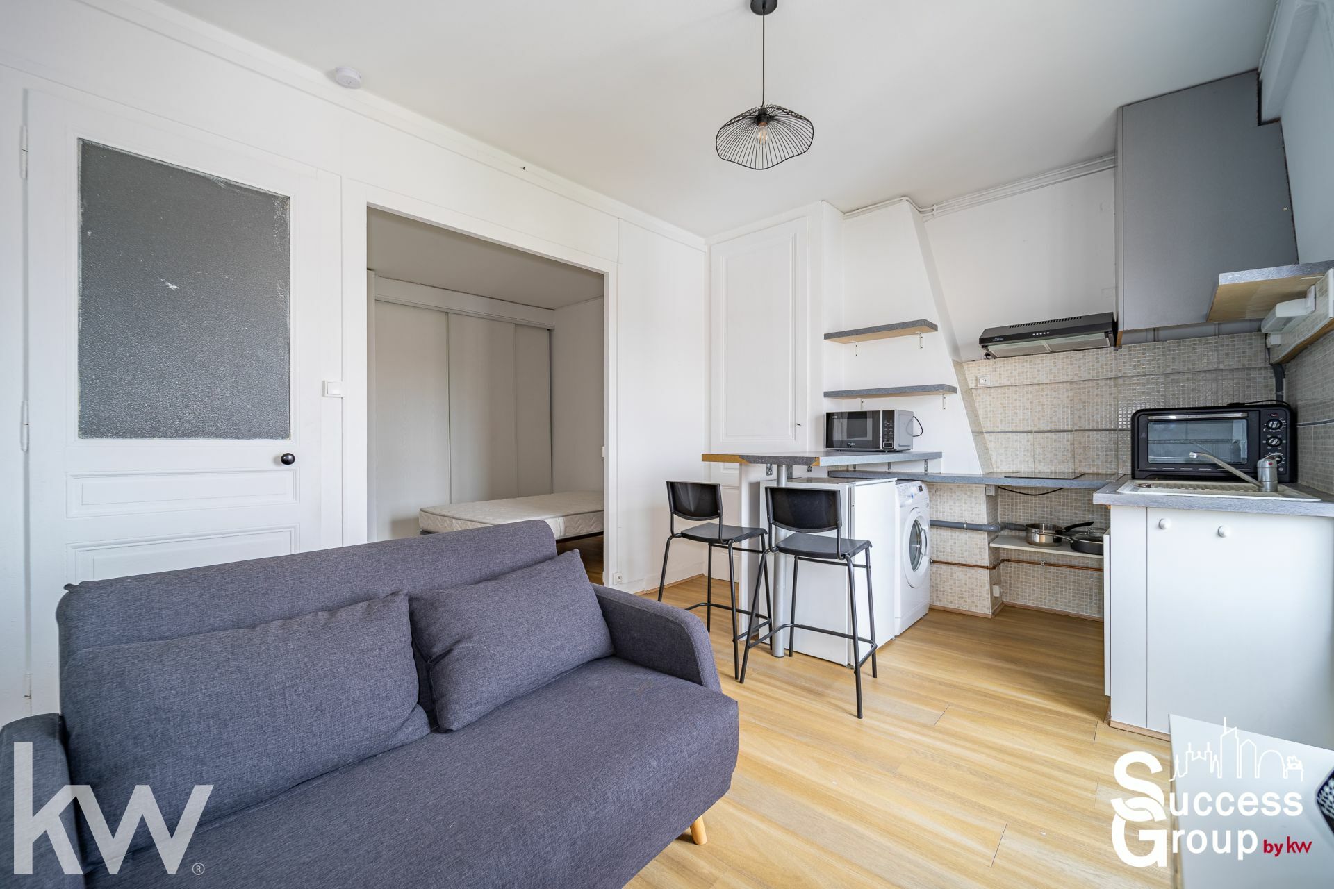LYON 06  – Appartement T1 de 28m², dernier étage sans vis-à-vis