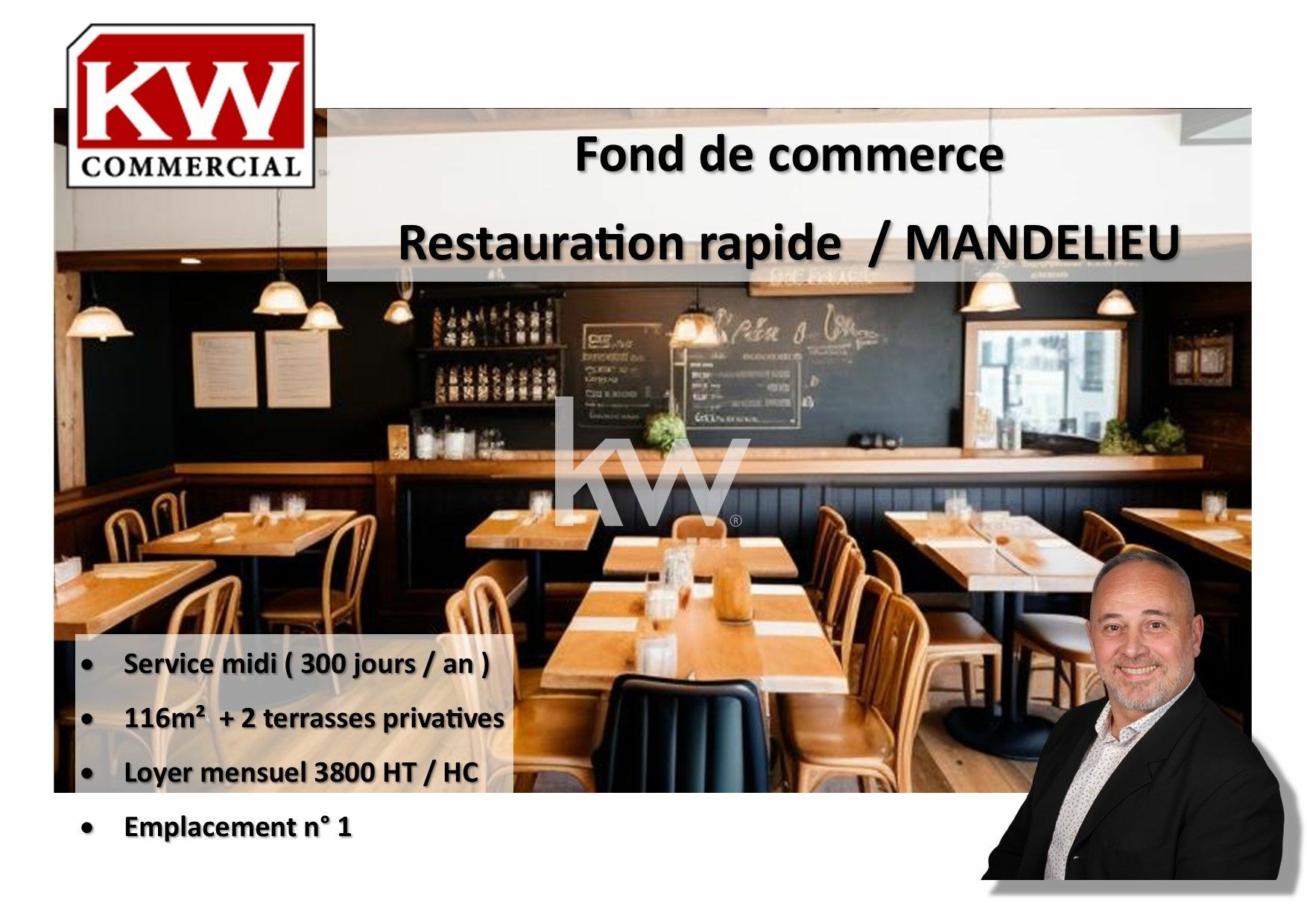 Vente Fond / Commerce 148m² 3 Pièces à Mandelieu-la-Napoule (06210) - Keller Williams