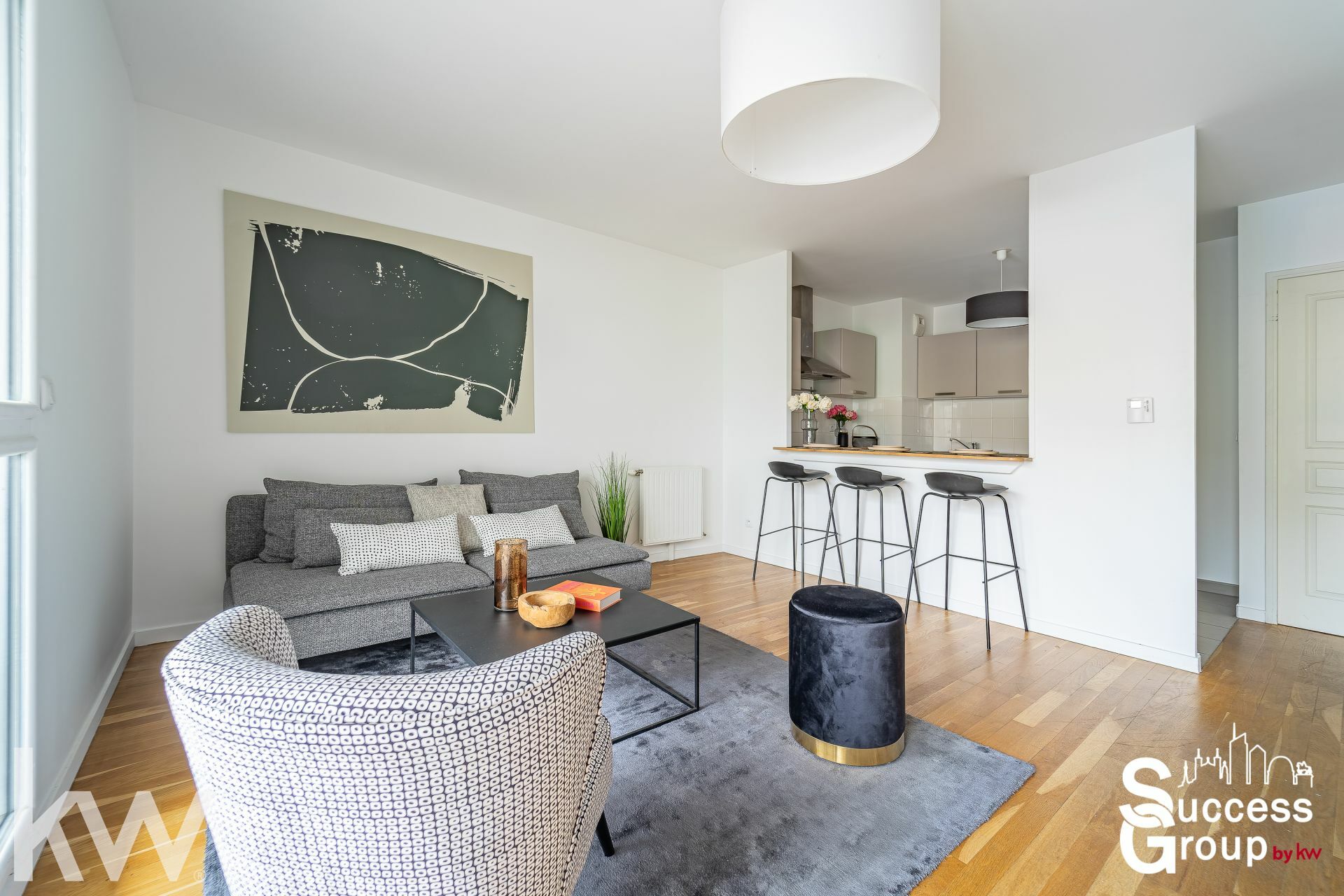 Lyon 3 –  Appartement T3 de 61 m² avec terrasse et garage