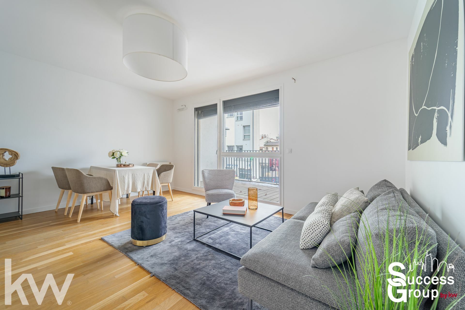 Lyon 3 –  Appartement T3 de 61 m² avec terrasse et garage
