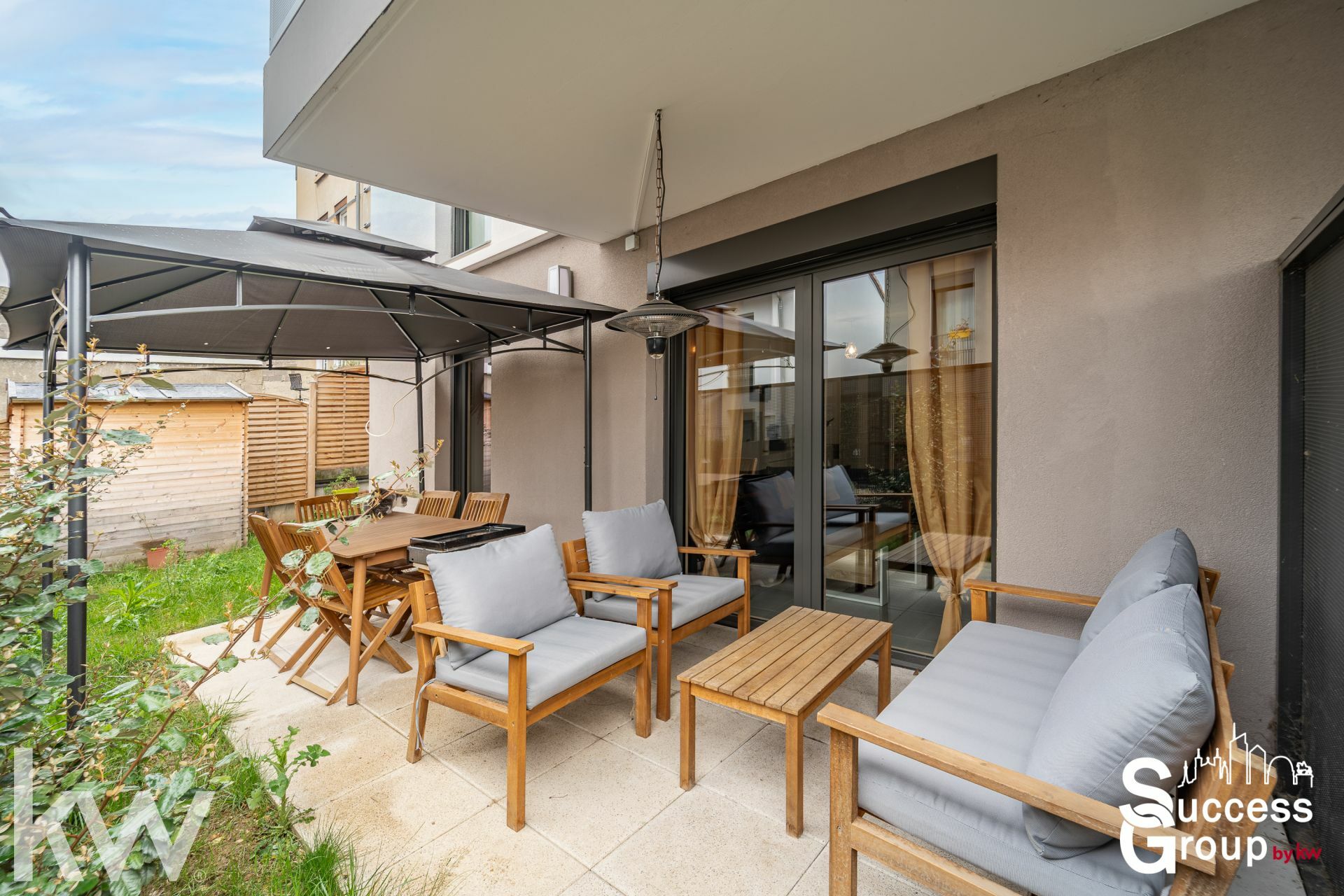 Villeurbanne – Appartement T3 de 73.17 m²  avec jardin, balcon et garage