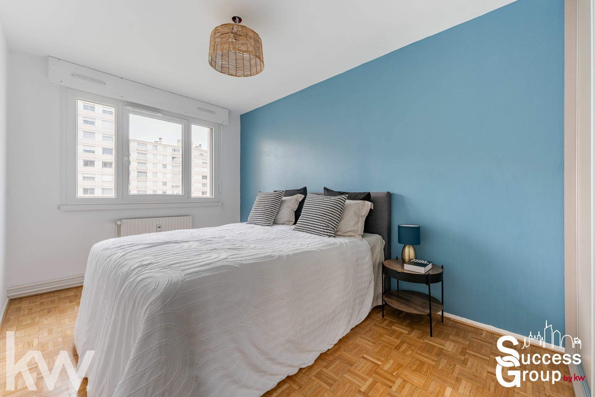 LYON 07 : Appartement T4 de 89 m² lumineux avec cave et garage