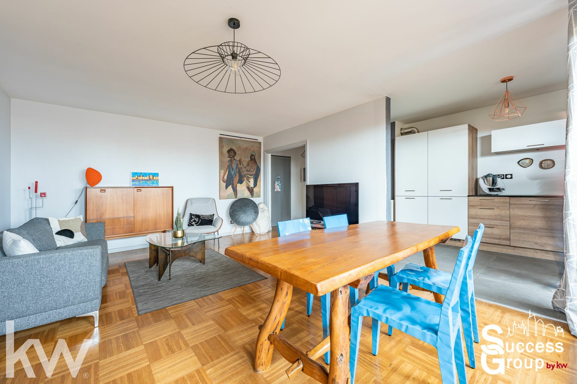 VILLEURBANNE – Appartement T4 de 86 m² avec balcon, cave et garage