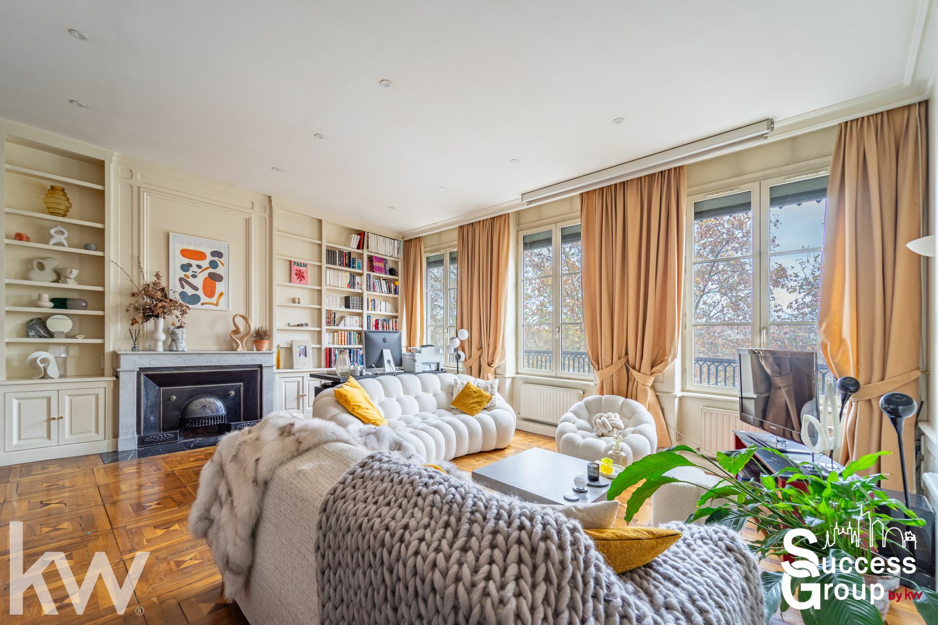 LYON 02 – Appartement T3 de 93 m² avec vue sur le Rhône