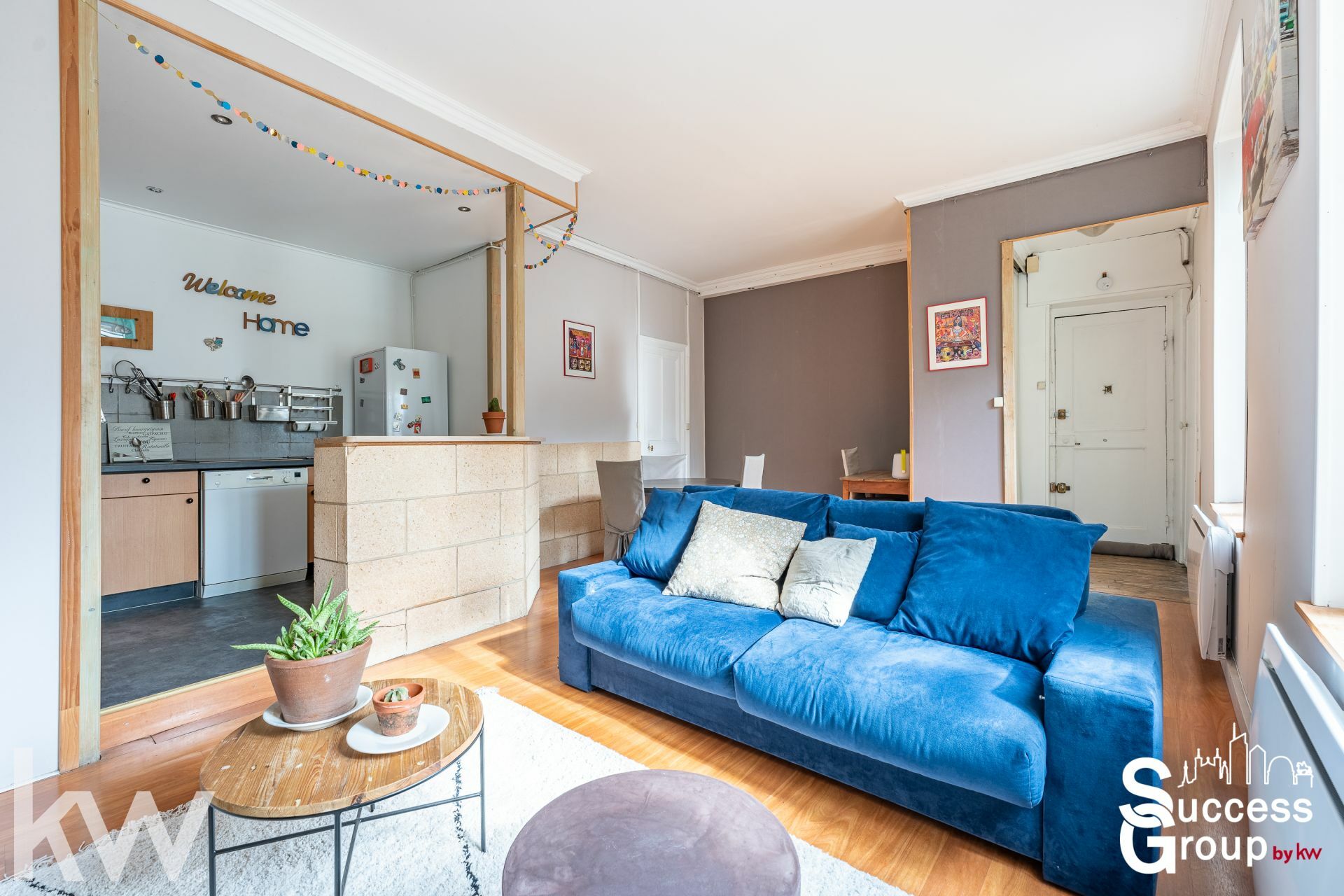 SAINT JUST – appartement T2 de 53 m² lumineux avec grenier et cave