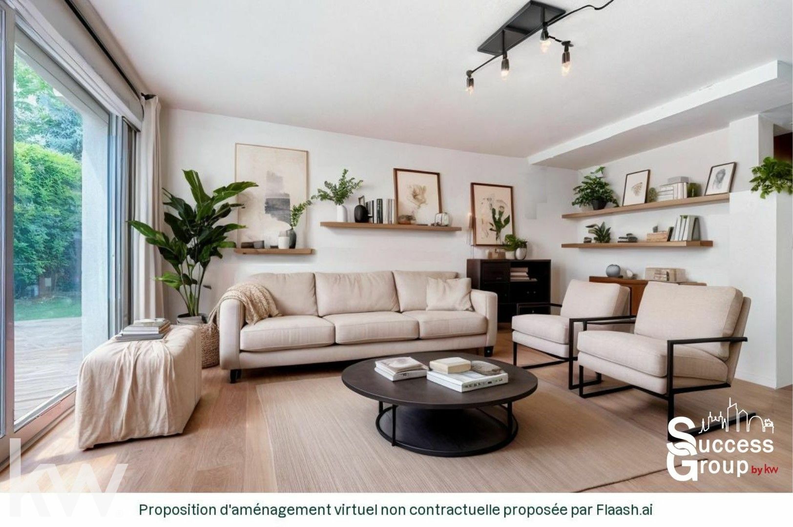 TASSIN LA DEMI LUNE – T4 de 92 m² avec une belle terrasse, jardin et garage