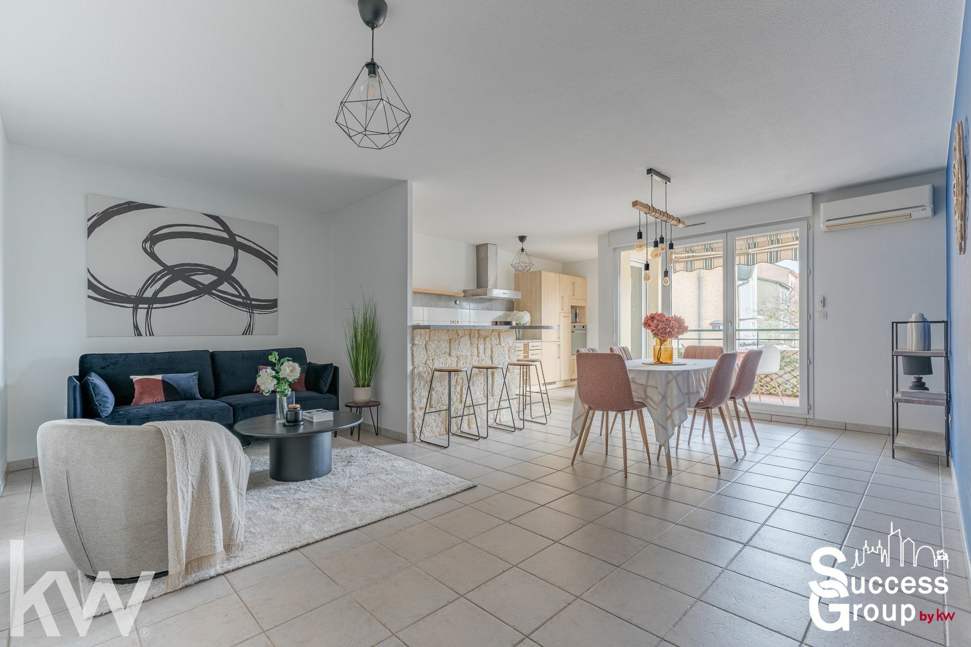 PIERRE BENITE – appartement T4 de 89 m² avec une terrasse et un garage