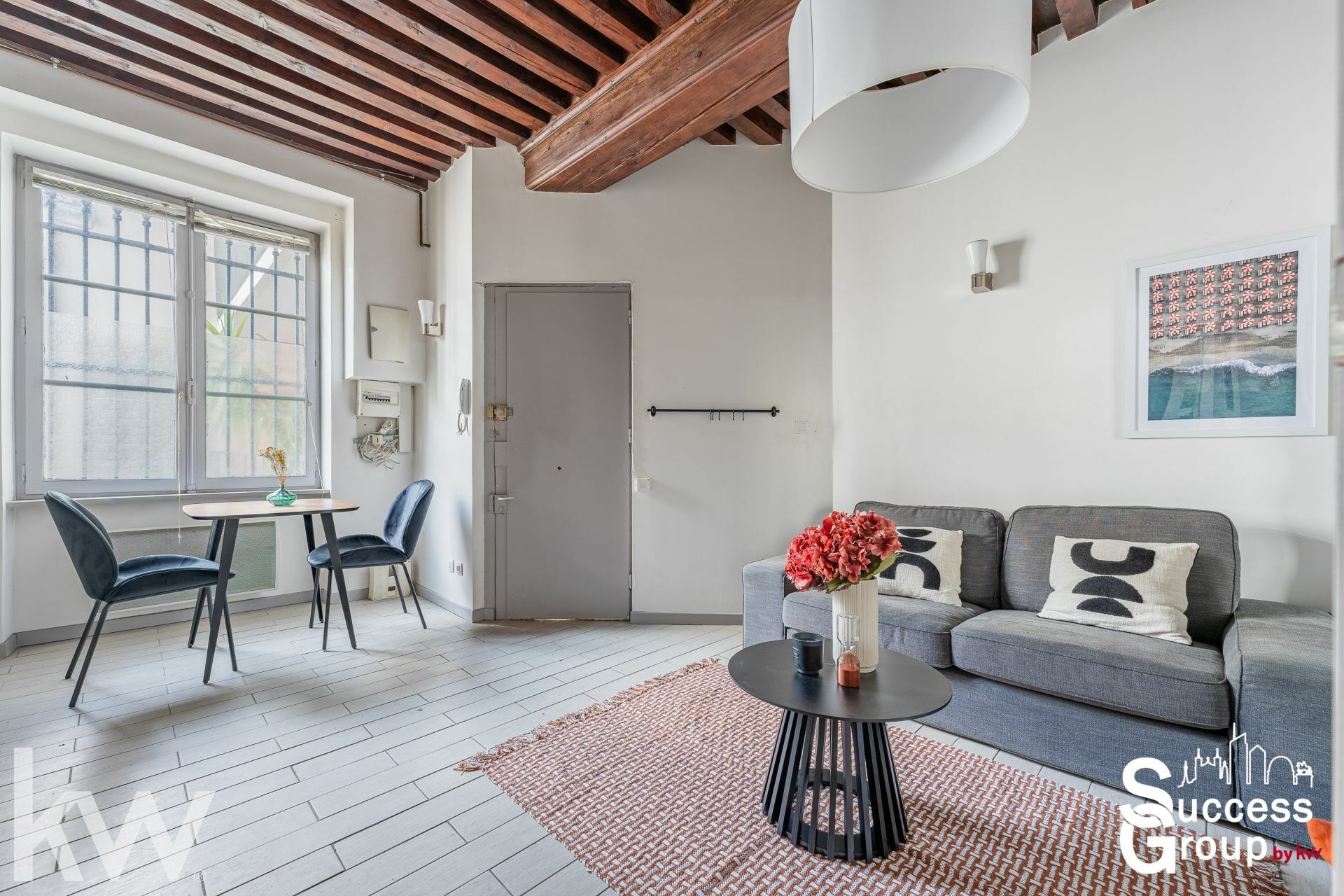 LYON 01 – Appartement T1 de 17 m² dernier étage sans vis-à-vis avec grenier