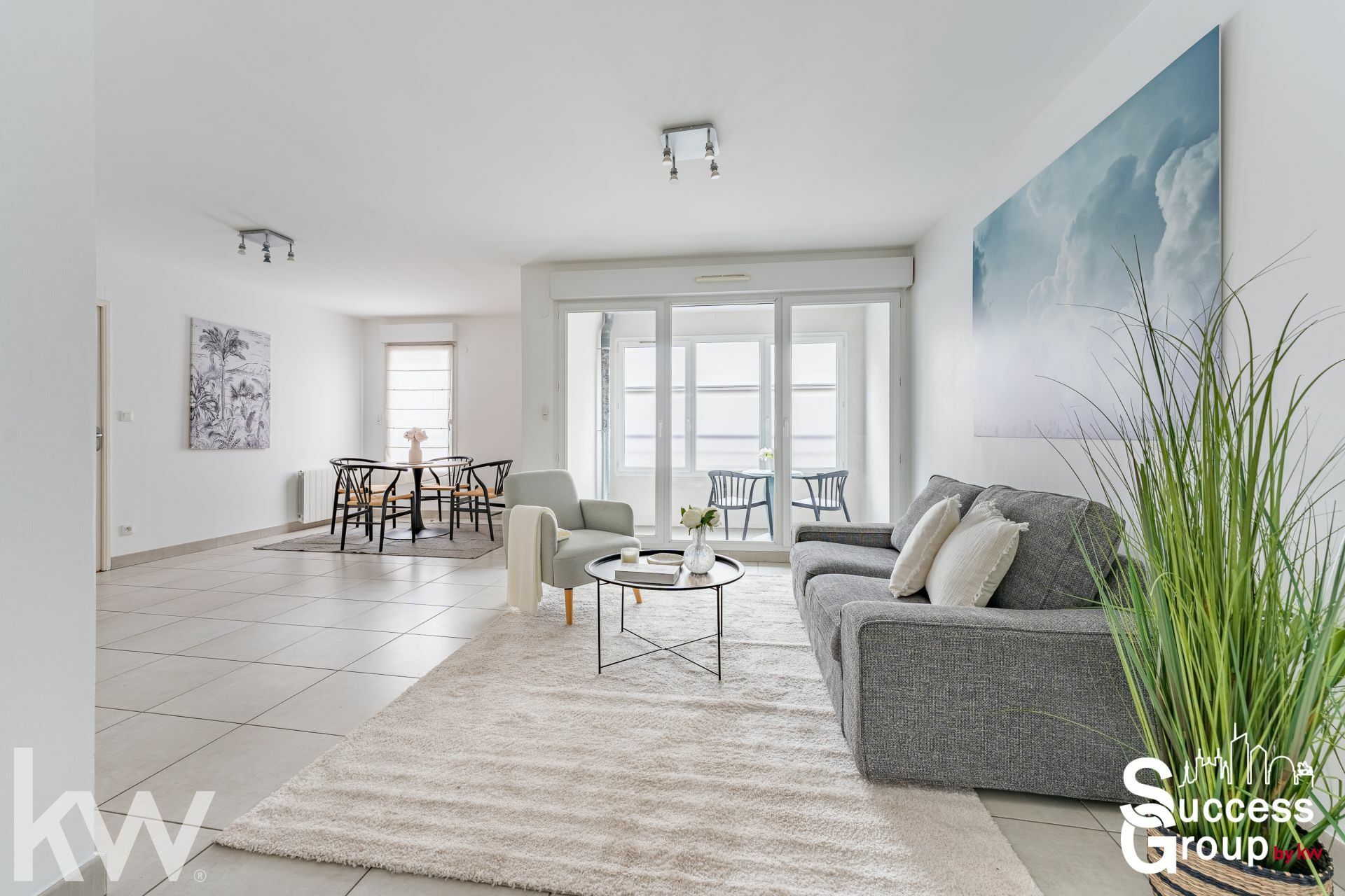 LYON 7 – Appartement T2 bis de 60m² très lumineux avec loggia et garage