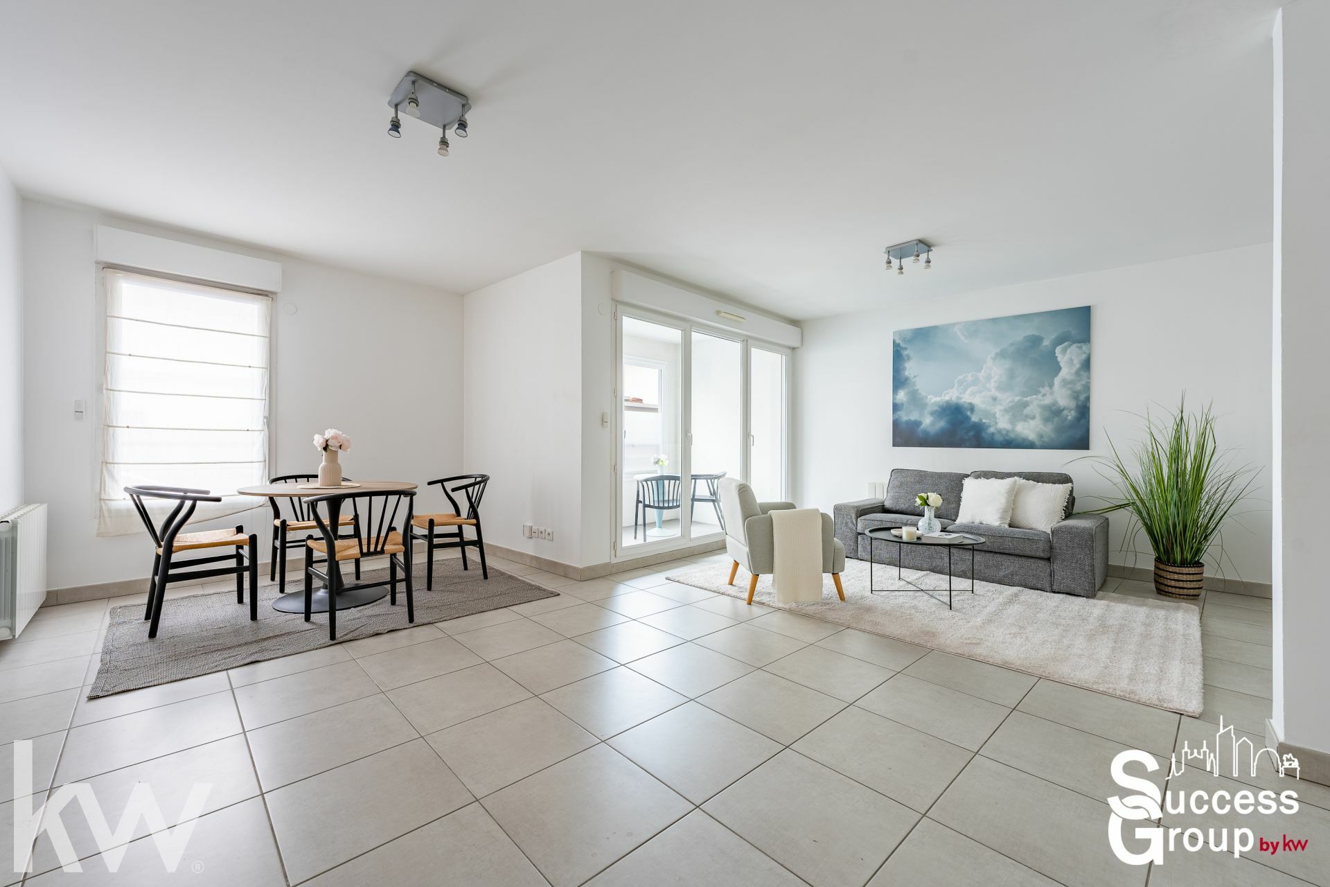 LYON 7 – Appartement T2 bis de 60m² très lumineux avec loggia et garage