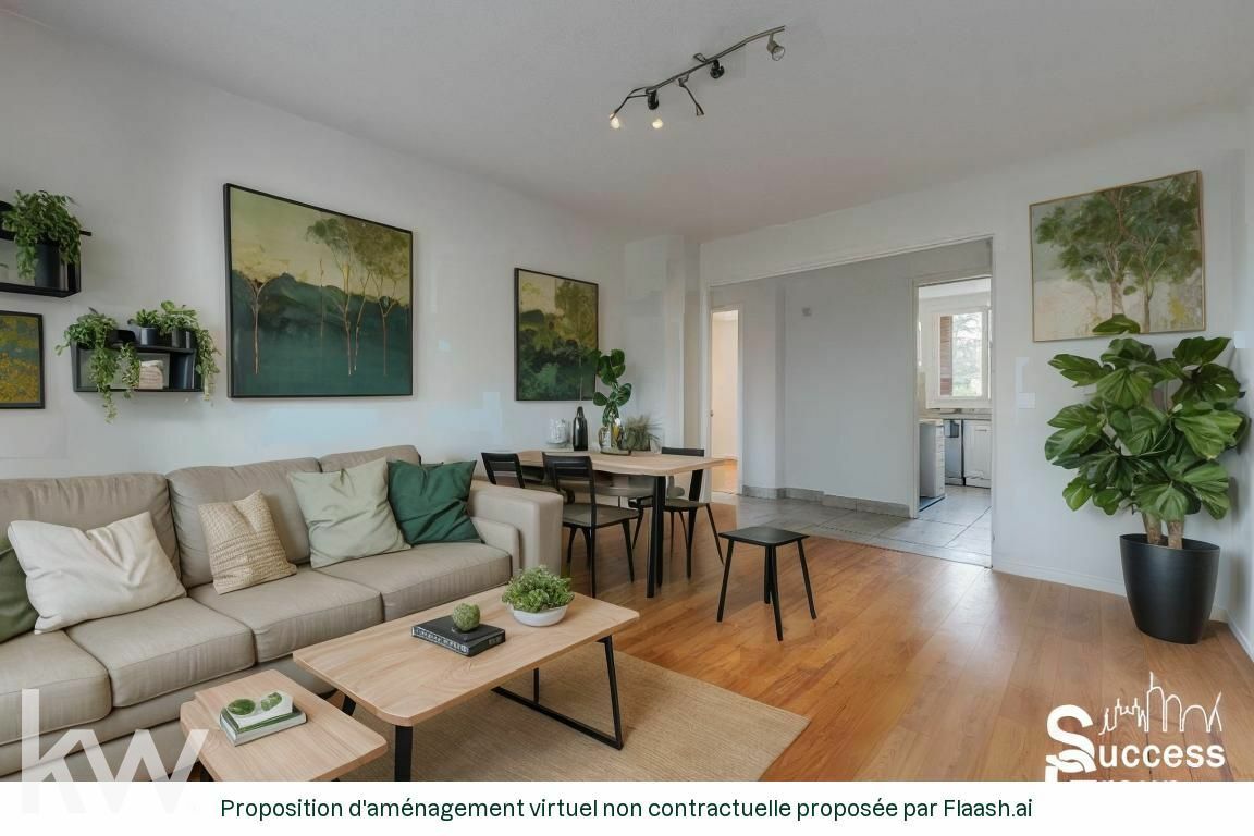 LYON 08 – Appartement 3 pièces de 53 m² avec une cave