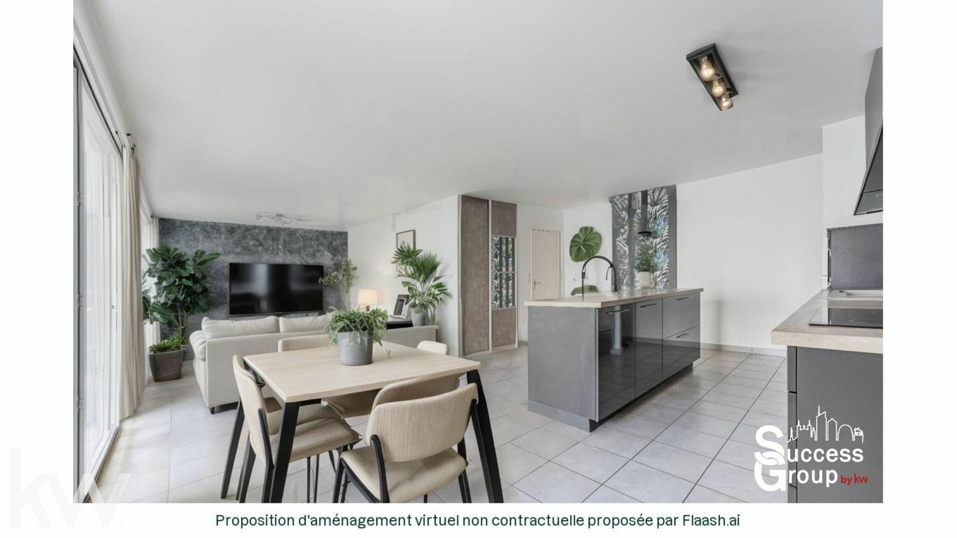 VENISSIEUX – appartement T3 de 81 m² avec loggia et garage