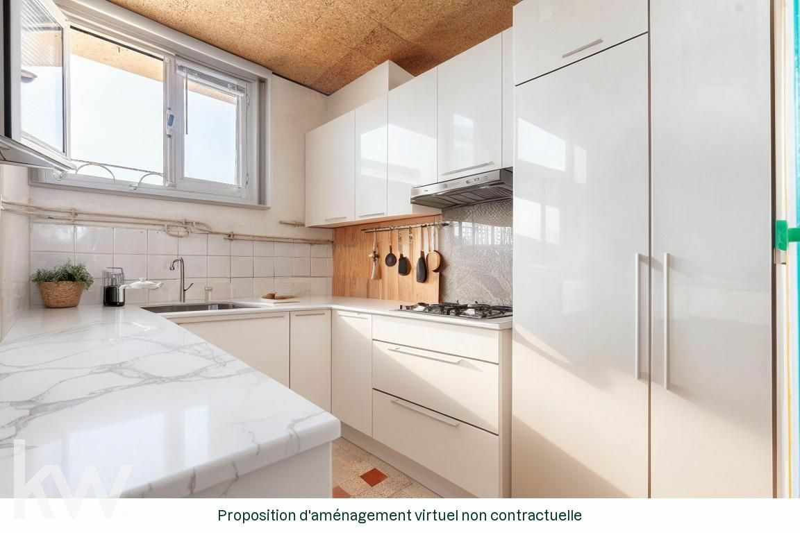 VILLEURBANNE – Appartement T3 de 59 m² en étage élevé avec une cave