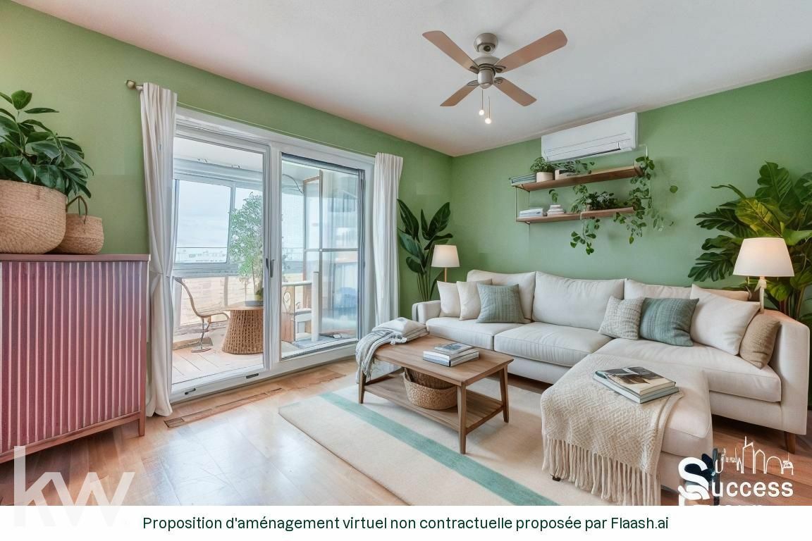 VILLEURBANNE – appartement T3 de 72 m² avec balcon et une vue magnifique