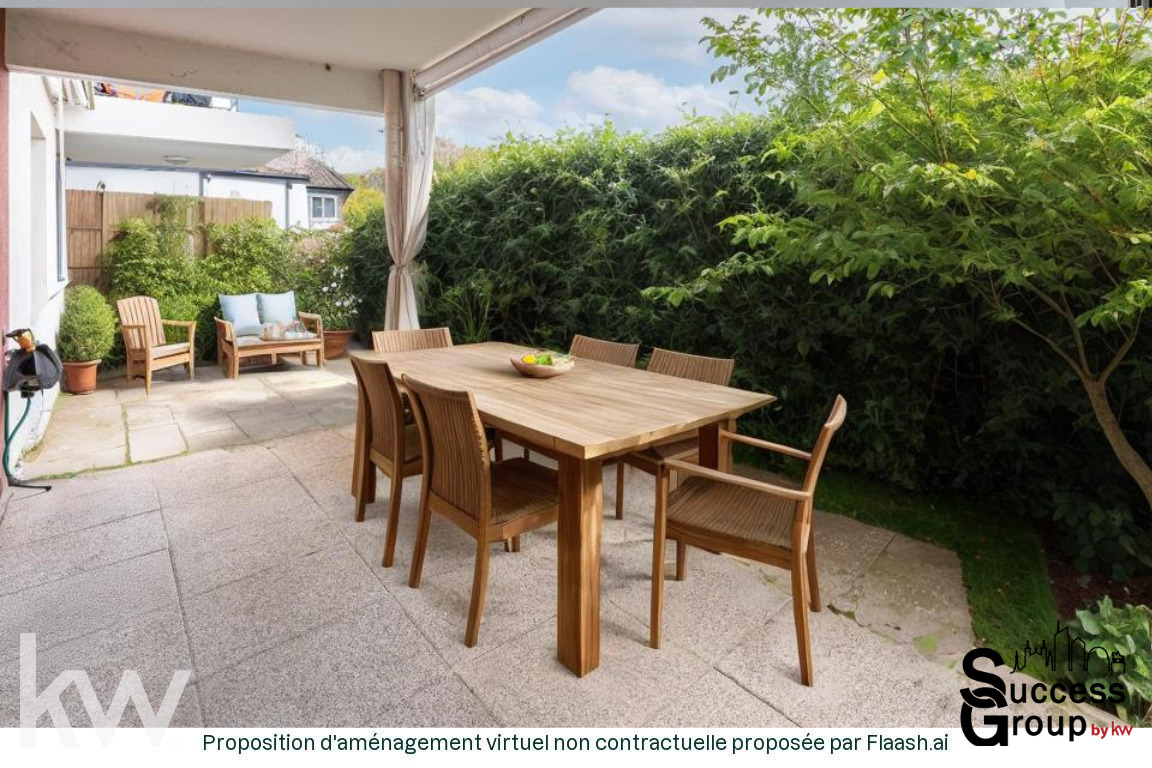 BRON – appartement T4 de 83 m² avec terrasse, jardin et garage