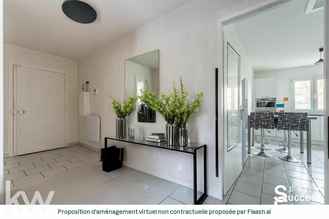 VILLEURBANNE – appartement T4 de 90 m² avec balcon et stationnement