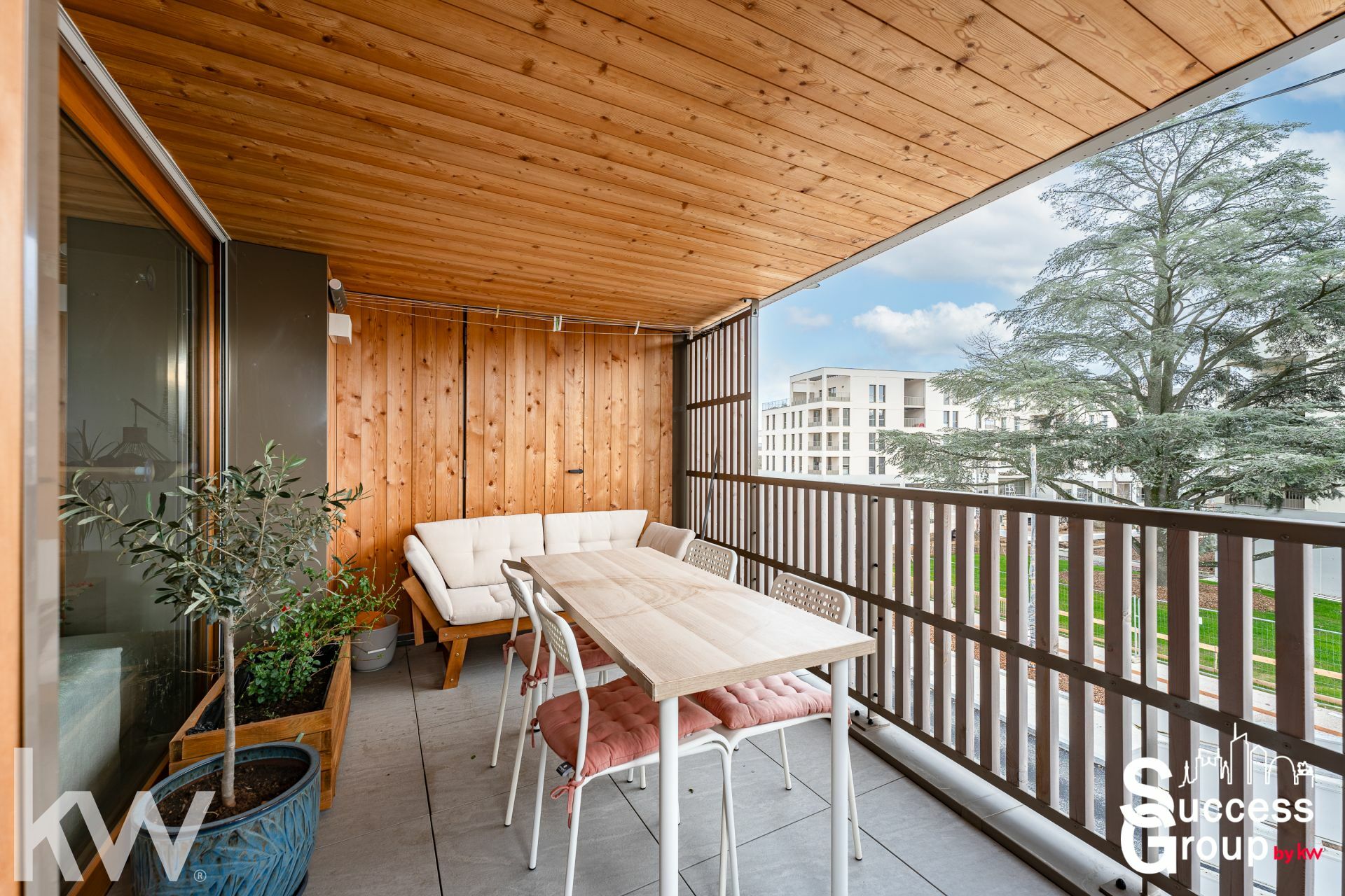 DARDILLY – Appartement T3 de 64 m² avec grand balcon