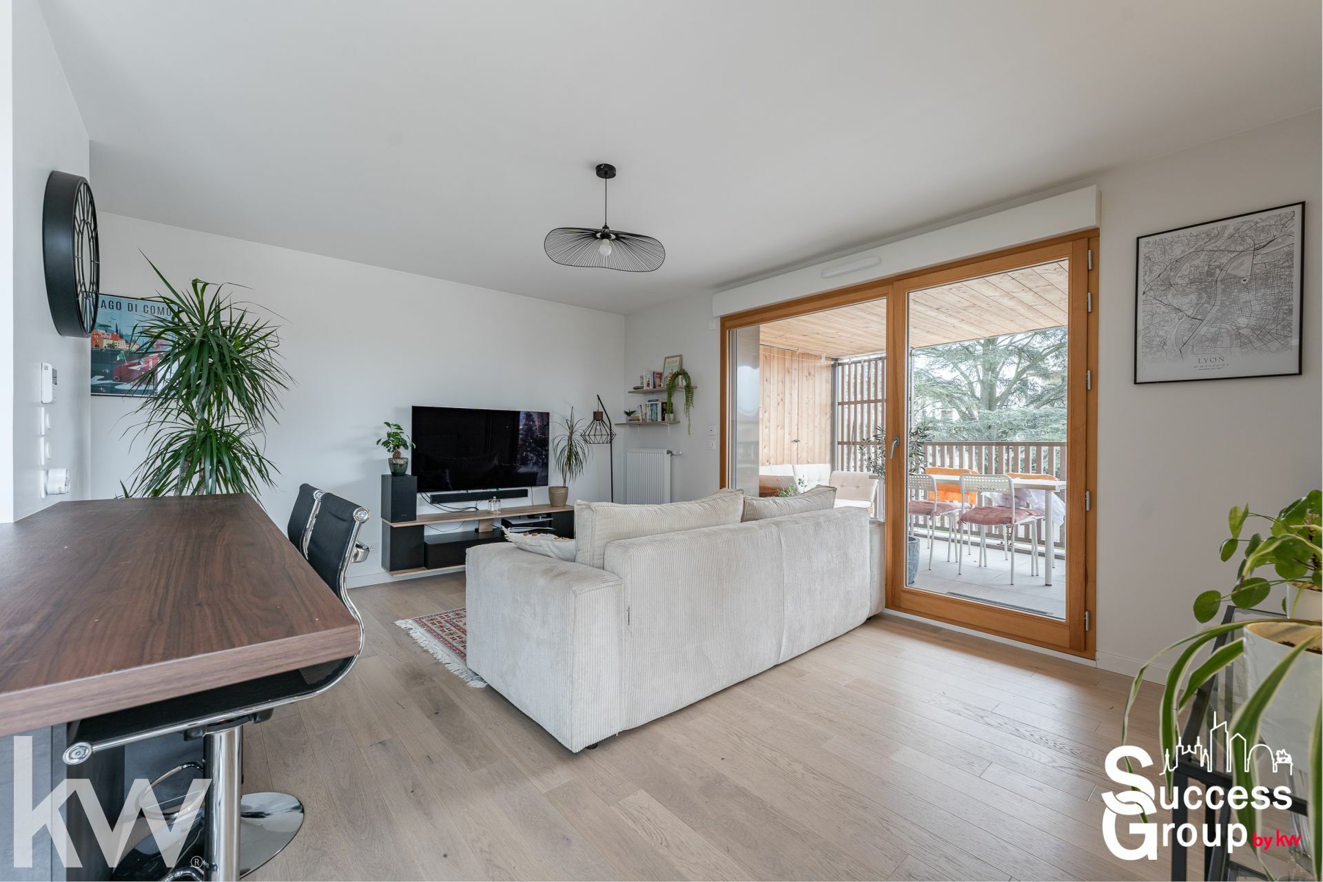 DARDILLY – Appartement T3 de 64 m² avec grand balcon