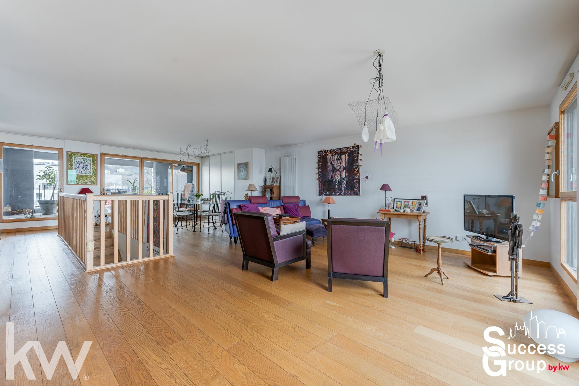 Lyon 02 – T3 de 120 m² au dernier étage avec terrasse