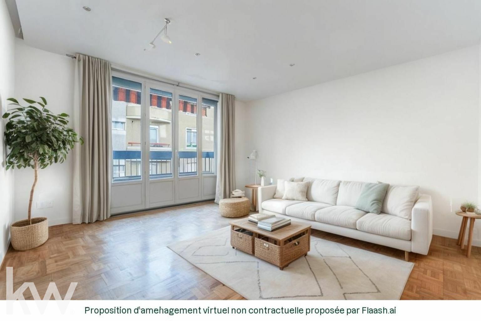 VILLEURBANNE – appartement T3 de 62 m² avec balcon, stationnement et cave