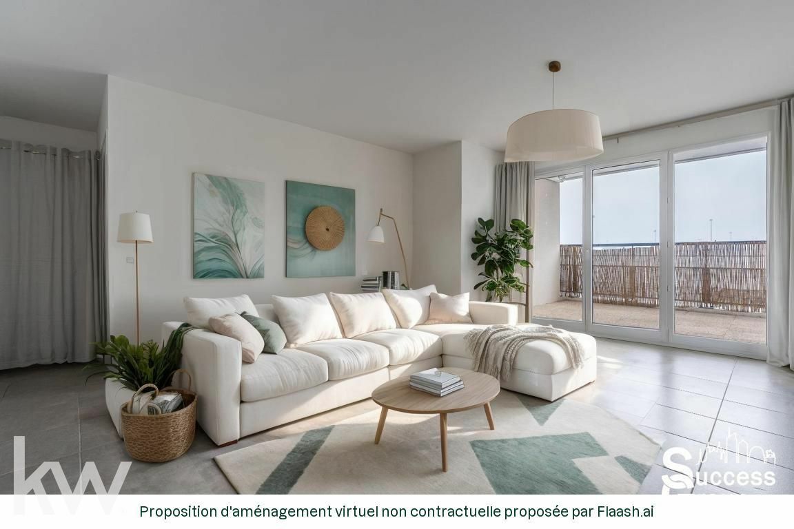 MEYZIEU – appartement T2 de 43 m² avec grande terrasse et garage