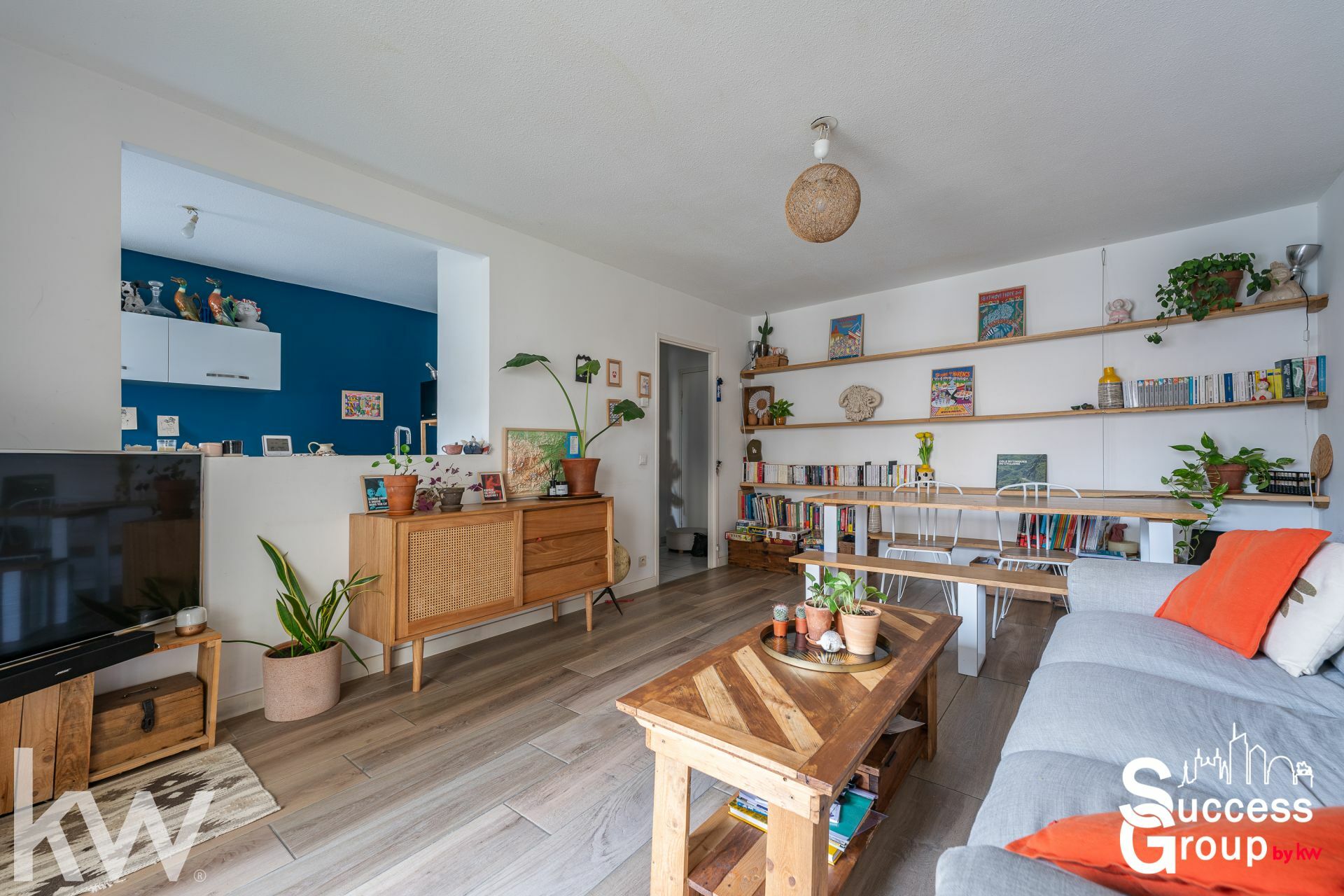LYON 07 – Appartement 2 pièces de 50 m² avec balcon et garage