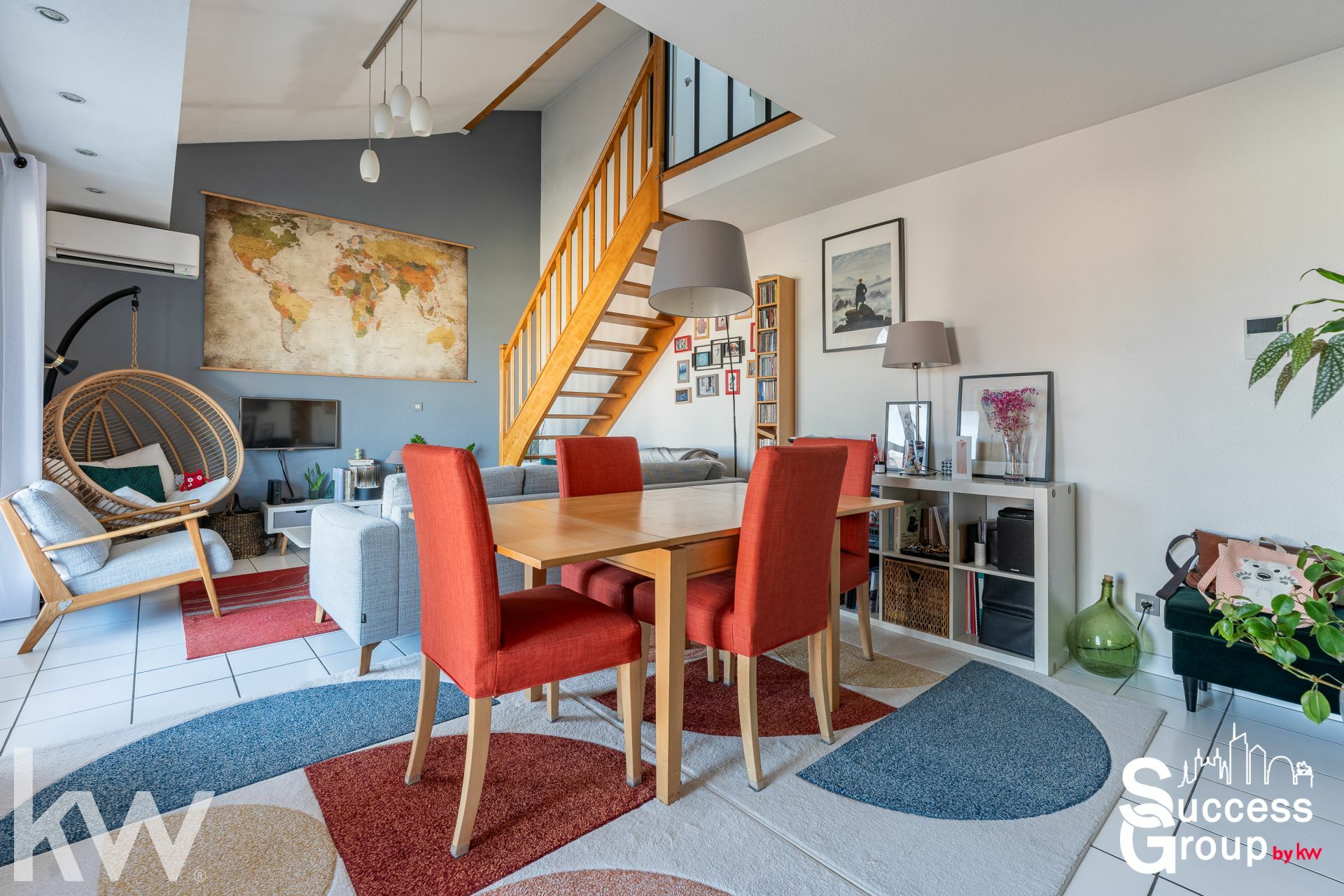 FRANCHEVILLE – Appartement DUPLEX 3 pièces de 72m² avec véranda et cave
