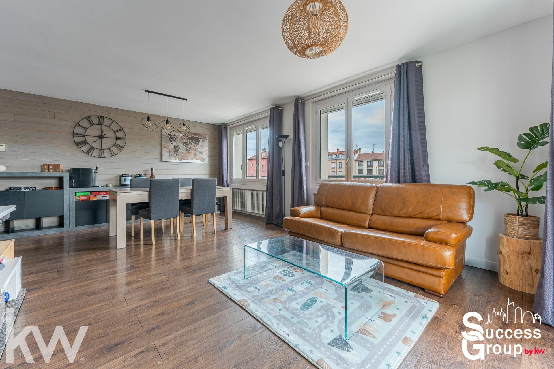 VILLEURBANNE – Appartement 3 pièces de 70 m² avec terrasse et cave