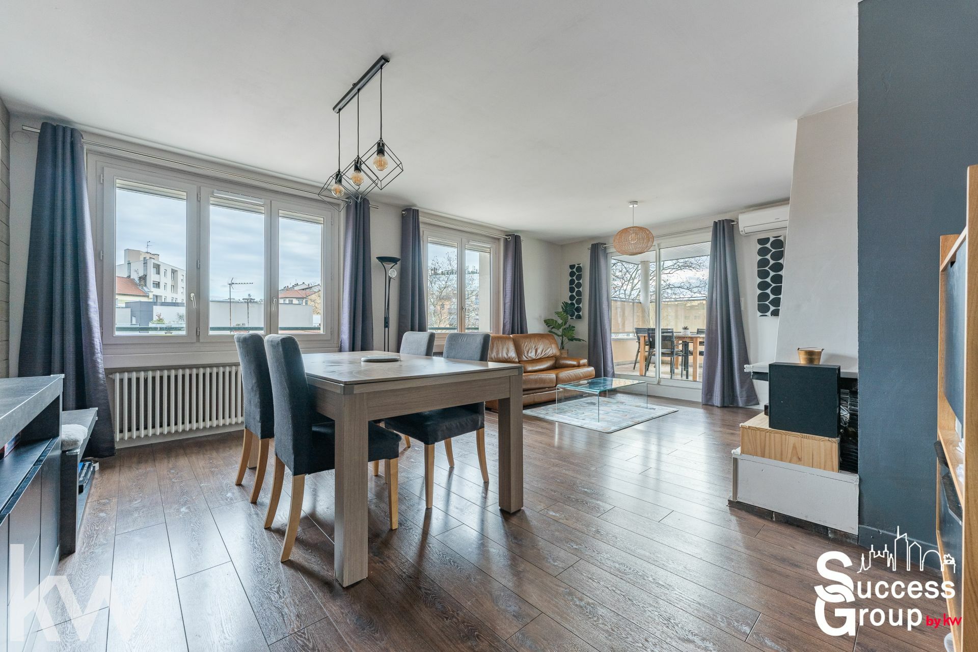 VILLEURBANNE – Appartement 3 pièces de 70 m² avec terrasse et cave