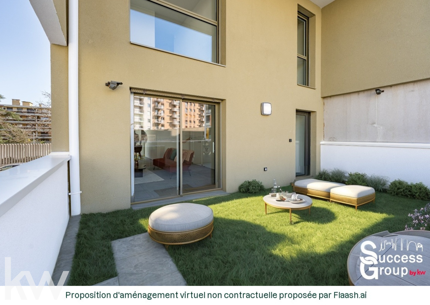 VILLEURBANNE  – Appartement T3 de 71 m² avec terrasse et stationnement