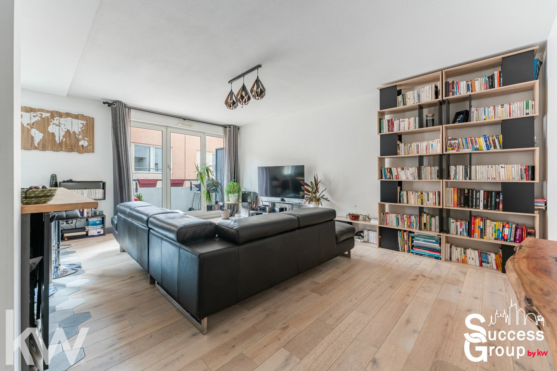 VILLEURBANNE – Appartement 3 pièces de 70 m² avec balcons, cave et garage