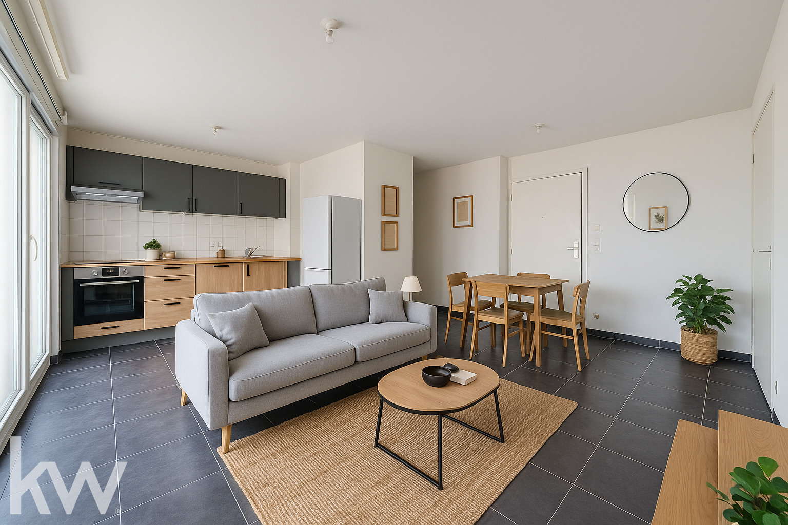 BRON – appartement T3 de 61 m² avec terrasse et stationnement